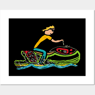 Jet Ski Posters and Art